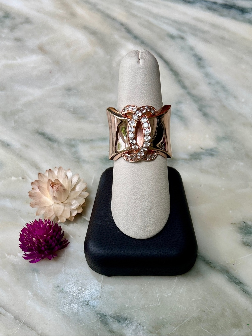 Early Effy Rose Gold Silver Ring